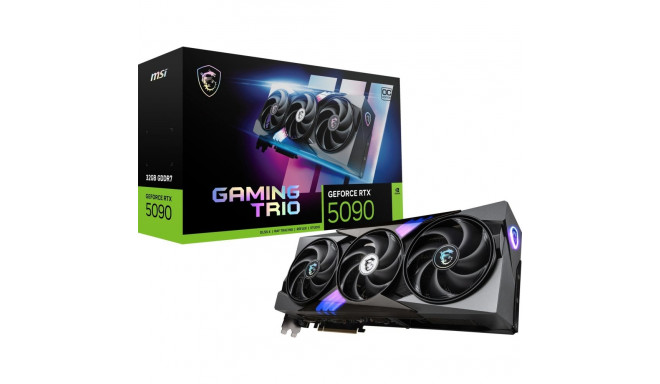 MSI GeForce RTX 5090 32G GAMING TRIO OC (DLSS 4, 3x DisplayPort, 1x HDMI 2.1)