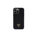 Guess GUHCP14XHDGTPK iPhone 14 Pro Max 6.7" must kõvakaaneline ümbris Rhinestone Triangle