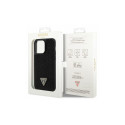 Guess GUHCP14XHDGTPK iPhone 14 Pro Max 6.7" must kõvakaaneline ümbris Rhinestone Triangle