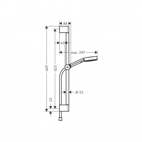 Käsiduši komplekt Hansgrohe Pulsify 24160700