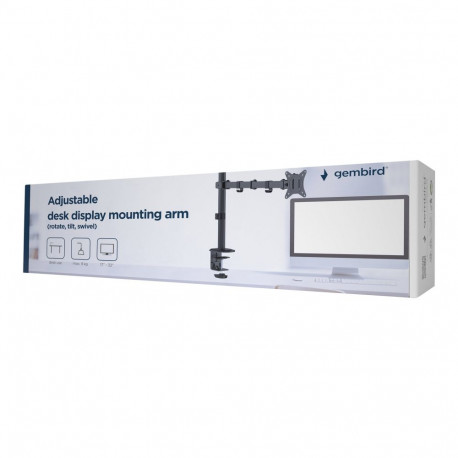 GEMBIRD MA-D1-01 reguleeritav lauamonitori kinnituse käsi -pööratav kallutatav pöörlev- 17-32-tollin