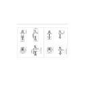 Multibrackets MB-3262 Monitor holder with height adjustment