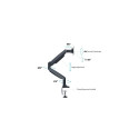 Multibrackets MB-3262 Monitor holder with height adjustment