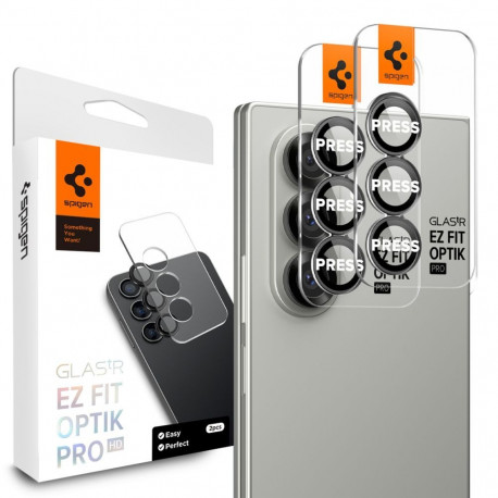 OSŁONA APARATU SPIGEN OPTIK PRO HD GLAS.TR ”EZ FIT” CAMERA PROTECTOR 2-PACK GALAXY Z FOLD 7 / 8 ULTR