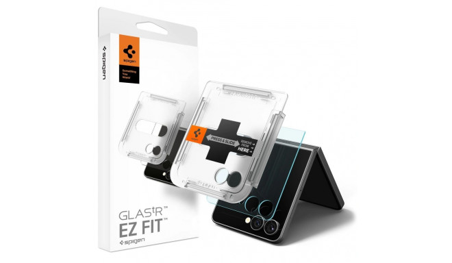 SZKŁO HARTOWANE SPIGEN GLAS.TR ”EZ FIT” HD GALAXY Z FLIP 7 CLEAR