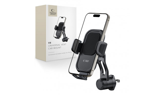 TECH-PROTECT V8 UNIVERSAL ROTARY VENT CAR MOUNT BLACK
