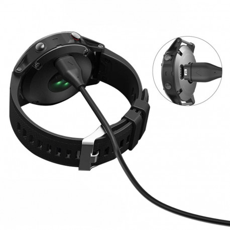 Tech-Protect laadimiskaabel MC04 UltraBoost Type-C Garmin Watch 100cm, must