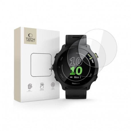 SZKŁO HARTOWANE TECH-PROTECT GLASS FIT+ 2-PACK GARMIN FORERUNNER 55 CLEAR