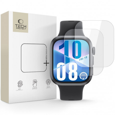 FOLIA HYDROŻELOWA TECH-PROTECT HYDRO FLEX+ 2-PACK HUAWEI WATCH FIT 3 / 4 CLEAR