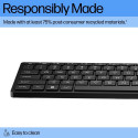 HP 320K USB Wired Keyboard - Black - US/RUS
