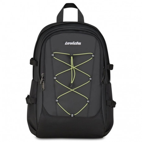 Seljakott INVICT-ACT PLUS GRS City Jet Black 29l, must Invicta
