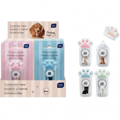 Korrektuurlint Puppy Sign 6m assortii Interdruk
