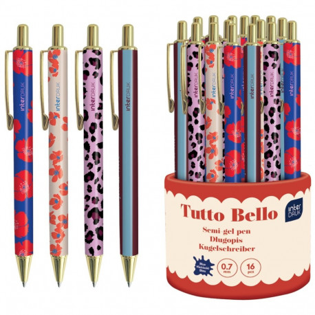 Pastapliiats Tutto Bello Metal 0,7 sinine südamik, assortii Interdruk