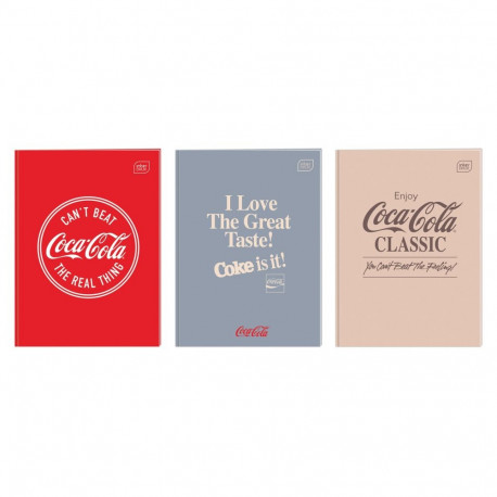 Kaustik A4 60 lehte 70g 5x5 ruut Hybrid Coca Cola, Interdruk