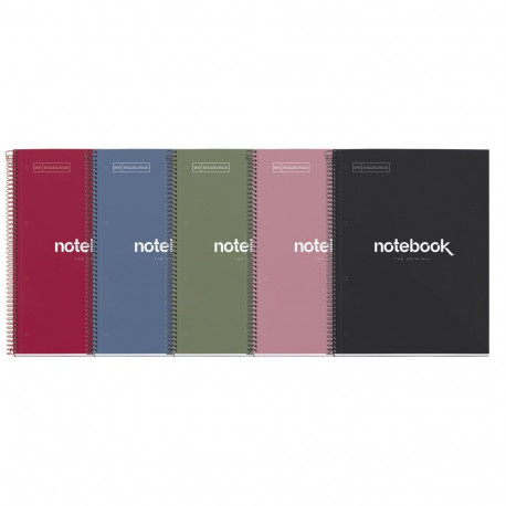 Kaustik A4 80l 5x5 ruut spiraal 4-ne augustus INTENSE EMOTIONS Nb1 assortii Miquelrius