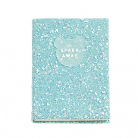 Märkmik Shiny Blue Plain B2F, 96 joonimata lehte, Miquelrius