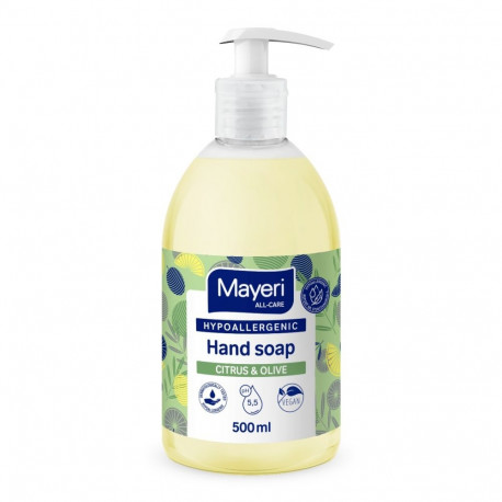 Vedelseep Mayer Sidrun ja Oliiv, pumbaga, hüpoallergeenne 500ml