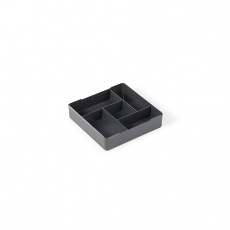 Coffee Point Serving Case Durable-3386, 210x48x210mm tarvikutealus, tumehall