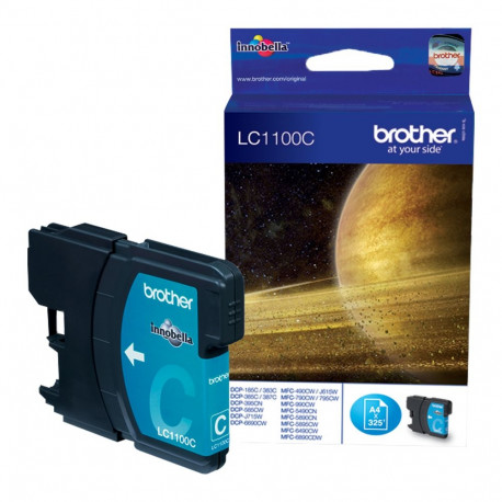 Brother ink cartridge LC1100C 325pgs@5%, cyan