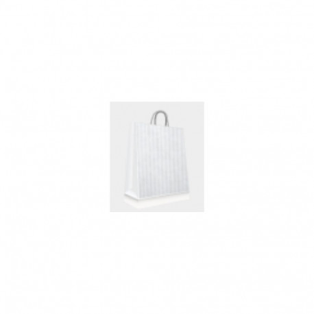 Kinkekott 32x15x42 valge, spiraal pabersangadega