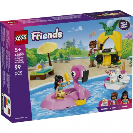 LEGO Friends Ükssarviku ja flamingo basseinipidu