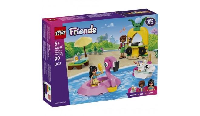 LEGO Friends Ükssarviku ja flamingo basseinipidu