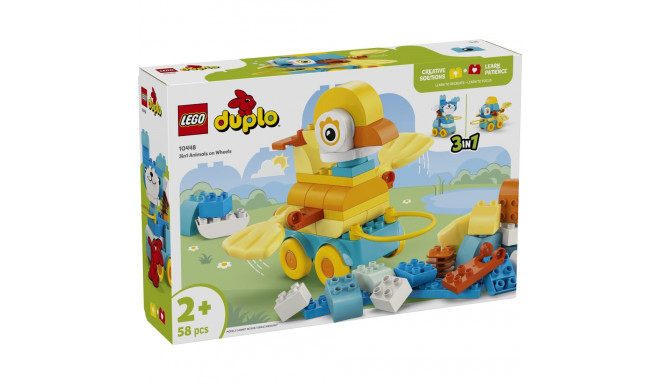 LEGO DUPLO Kolm ühes: loomad ratastel