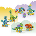 LEGO DUPLO Kolm ühes: dinosaurused ratastel