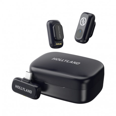 Hollyland LARK A1 Duo with USB-C RX + Charging Case