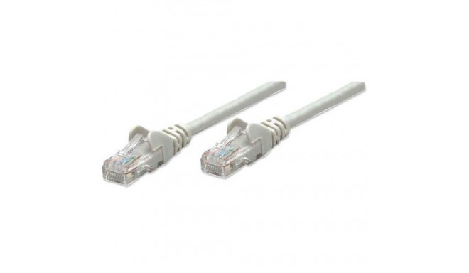 Intellinet Network Patch Cable, Cat6, 5m, Grey, CCA, U/UTP, PVC, RJ45, Gold Plated Contacts, Snagles