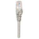 Intellinet Network Patch Cable, Cat6, 5m, Grey, CCA, U/UTP, PVC, RJ45, Gold Plated Contacts, Snagles