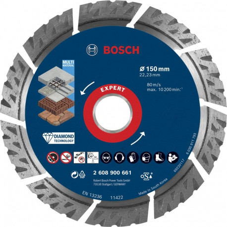 Bosch EXPERT Multi Material teemant 150x22.23x2.4x12