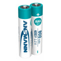 12x2 Ansmann maxE NiMH aku Micro AAA 800 mAh DECT telefon