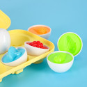 hariduslik puzzle sorter sobitada kujundeid munad montessori puu-köögiviljad 6tk