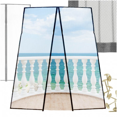 LUARO magnetvõrk ustele vastupidav tugev magnet 110x220cm