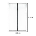 LUARO magnetvõrk ustele vastupidav tugev magnet 110x210cm LUARO magnetvõrk ustele vastupidav tugev magnet 110x210cm
