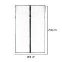 LUARO ukse magnetvõrk tahke magnet 160x230cm LUARO ukse magnetvõrk tahke magnet 160x230cm