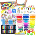 Kiddyz Slime DIY Kit XL Complete Set for Making Slime at Home Multicolor