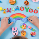 Kiddyz 24pcs Modelling Clay Set Soft Air-Dry & Non-Toxic Creative DIY Toy Multicolor