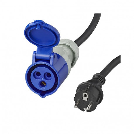 Haagise adapterjuhe 40cm 3x2.5mm² Schuko pistikust CEE pistikusse
