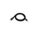 HDMI Cable v 2.1 flat black 2m