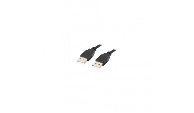 Lanberg USB-A 2.0 kaabel | CA-USBA-20CU-0018-BK | USB Type-A – USB Type-A