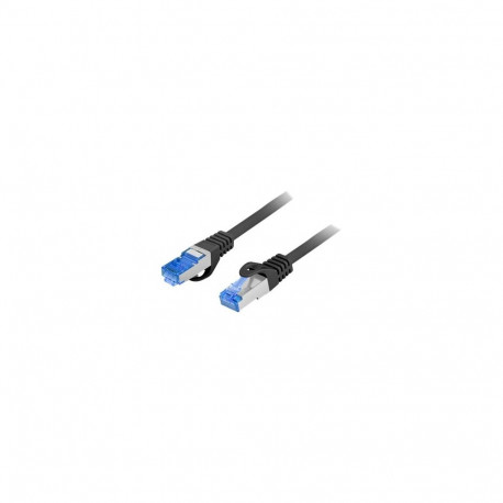Lanberg Patchcord Cat.6A S/FTP LSZH CCA PCF6A-10CC-0150-BK 1.5 m must