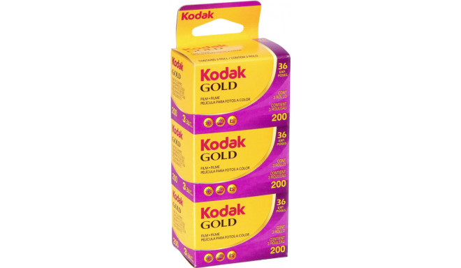 Kodak film Gold 200/36x3