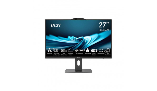 Monoblock PC|MSI|PRO|AP272P 14M|Business|All in One|CPU Core i5|i5-14400|2500 MHz|Screen 27"|RAM 16G