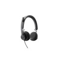 HEADSET ZONE WIRED/DARK GREY 981-000875 LOGITECH