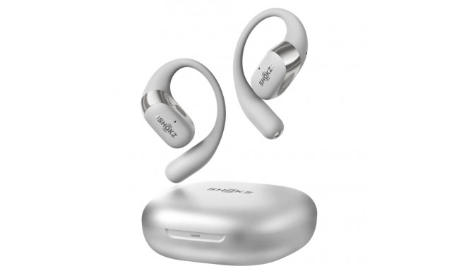 SHOKZ OpenFit 2+ langattomat korvasankakuulokkeet, harmaa