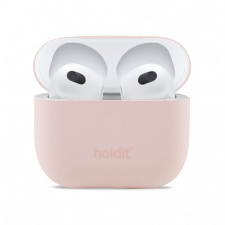 Airpods 3 laadimiskarbiümbris Holdit silikoon, Blush Pink