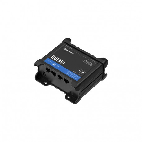 Tööstuslik PoE+ LTE Wifi Ruuter: 2.4GHz, 3xLAN, 802.11b/g/n MIMO, -40°C-75°C, IP30, eSIM, 90W Budget