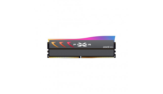 SILICON POWER DDR5 XPOWER Storm RGB mänguri DDR5 32GB 2x16GB 6000MHz CL30 1.35V UDIMM hall